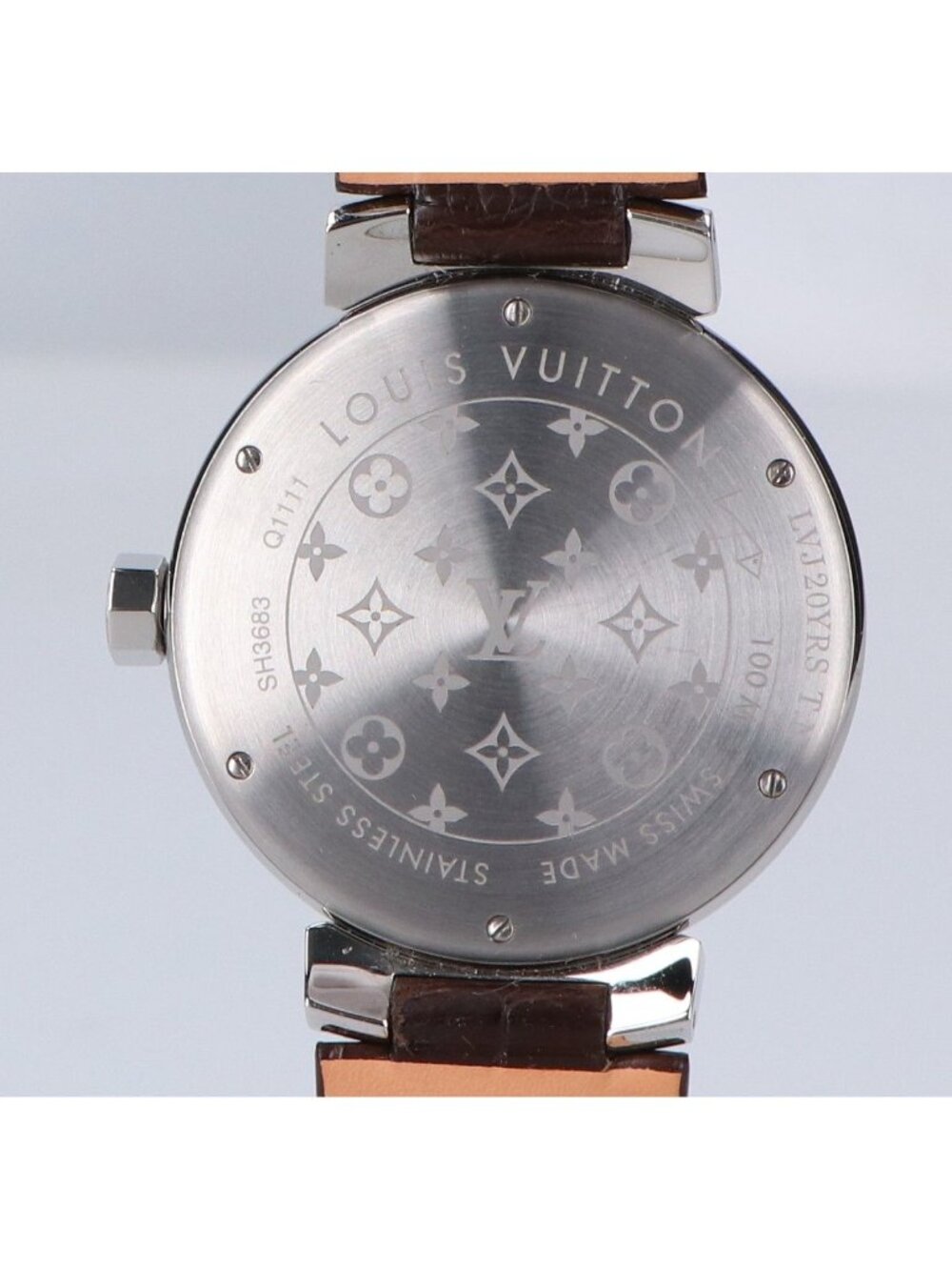 Louis Vuitton Brown Tambour Quartz Watch - Picture 6 of 8